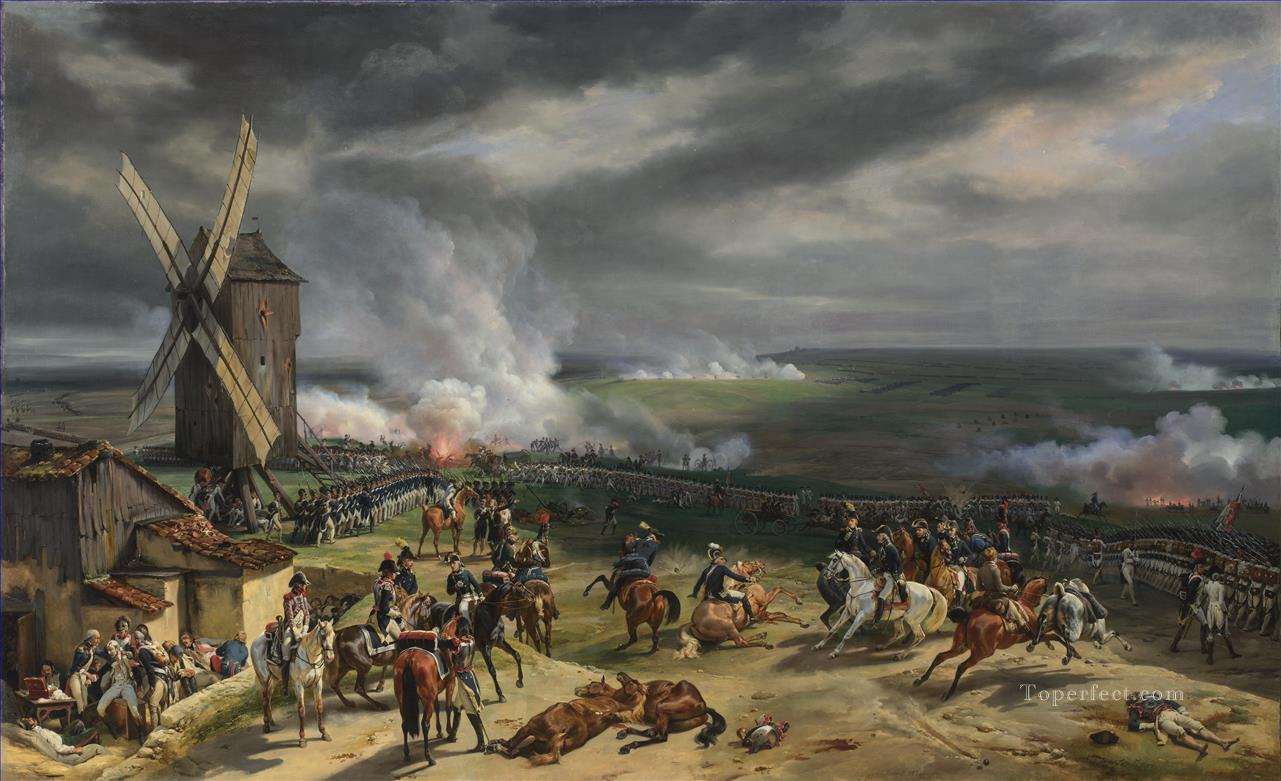 Horacio Vernet La batalla de Valmy Guerra militar Pintura al óleo